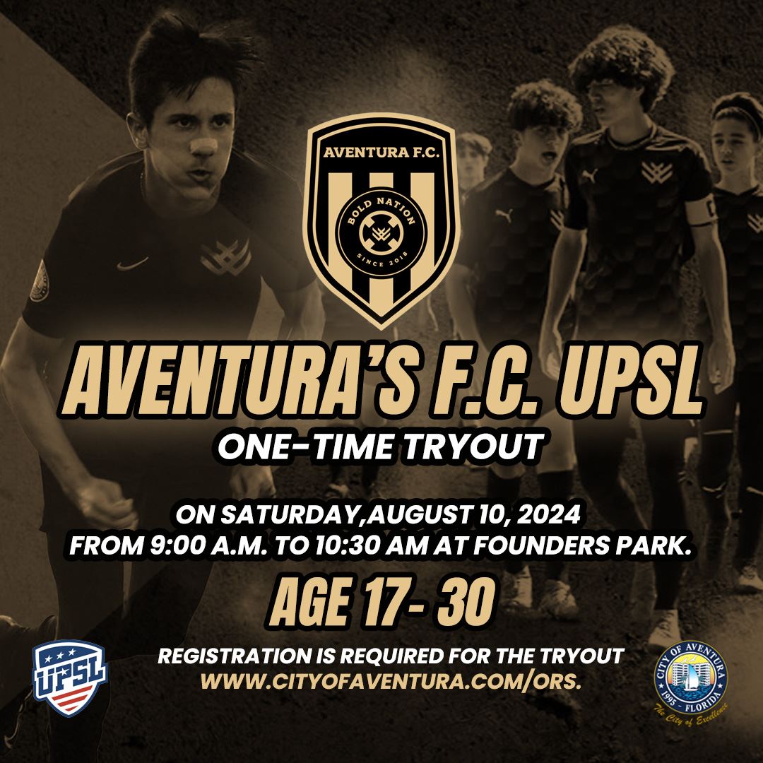 UPSL Mens adult Aventura FC soccer team